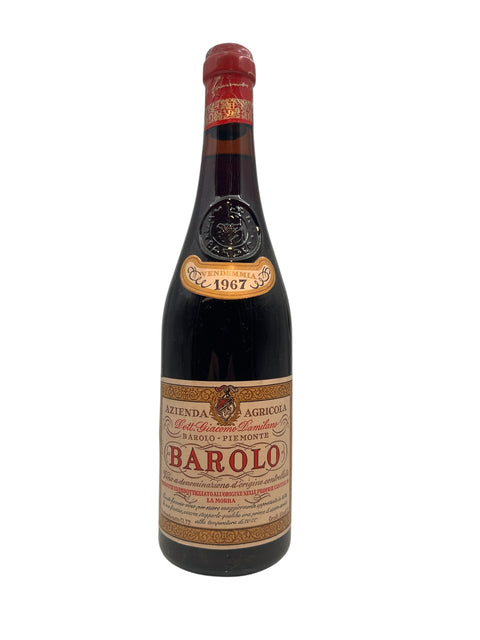 Bouteille de Barolo Giacomo Damilano millésime 1967