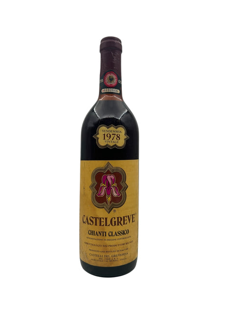 Bouteille de Chianti Classico Castelgrève 1978