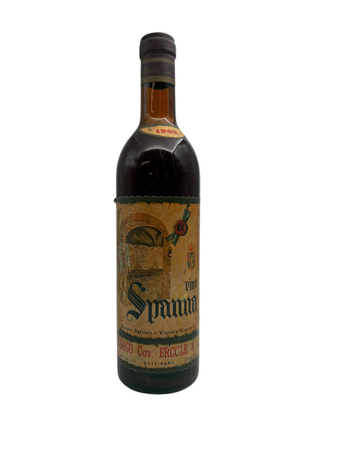 Bouteille de vin rouge Spanna Borgo Cav Ercole 1962