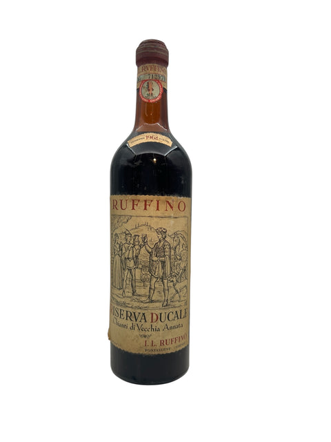 Bouteille de Riserva Ducale Ruffino 1962