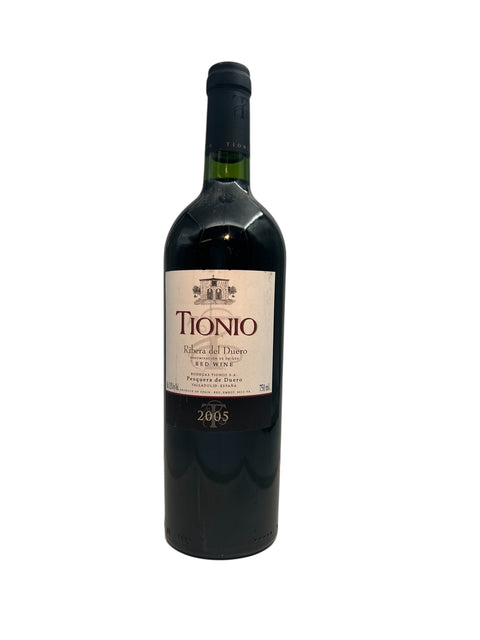 Vin rouge Tionio de Ribera del Duero bouteille millésime 2005