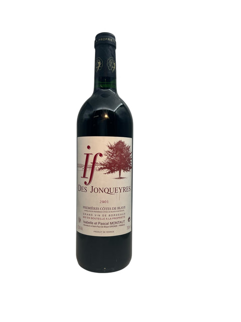 Bouteille de vin rouge If Des Jonqueyres 2001