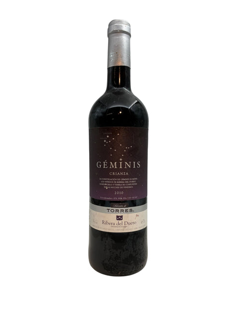 Bouteille de vin rouge Géminis Torres 2010 ribera del duero
