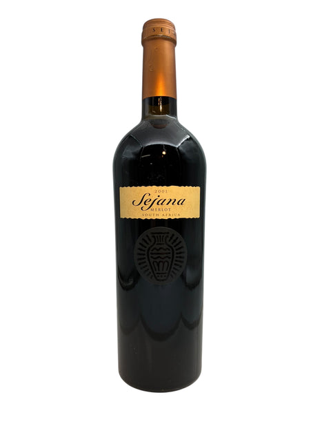 Bouteille de vin rouge Sejana Merlot 2001
