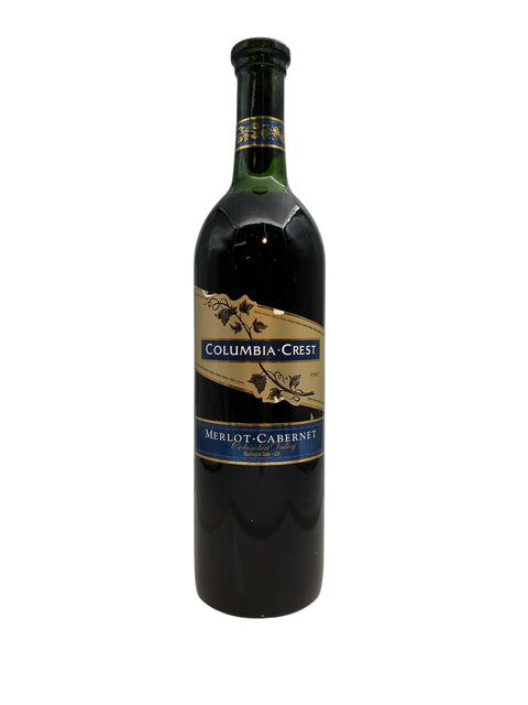Bouteille de vin rouge Merlot Cabernet Columbia Crest 1997