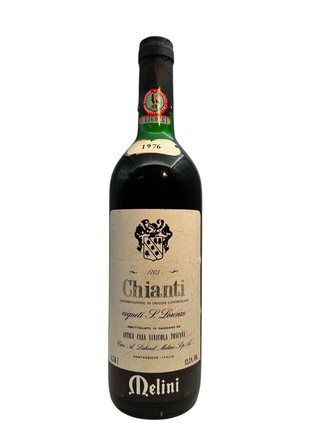 Bouteille de Chianti Melini 1976