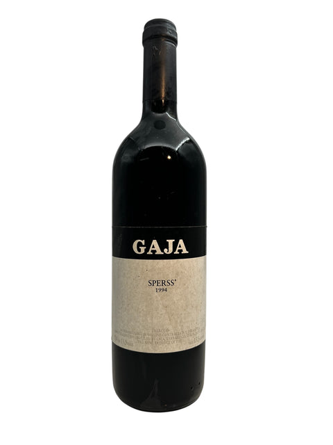Bouteille de vin rouge Sperss Gaja 1994