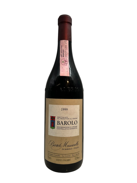 Bouteille de vin rouge Barolo Bartolo Mascarello 1999