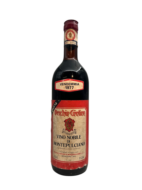 Bouteille de Vino Nobile di Montepulciano de Vecchie Cantine millésime 1977