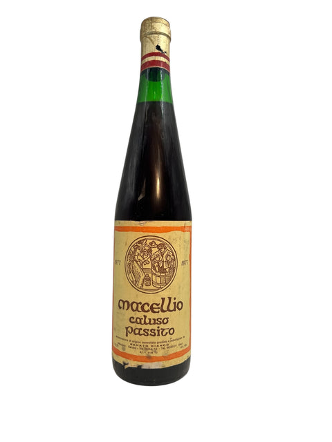 Bouteille de vin de dessert Caluso Passito Macellio 1971
