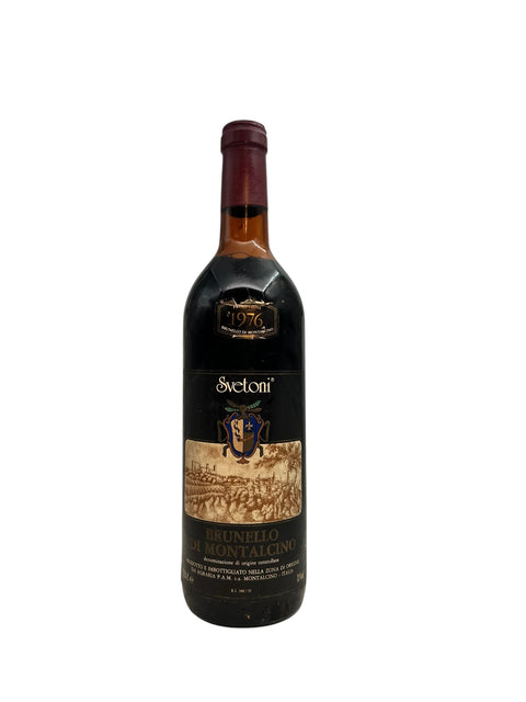 Bouteille de Brunello di Montalcino Svetoni 1976