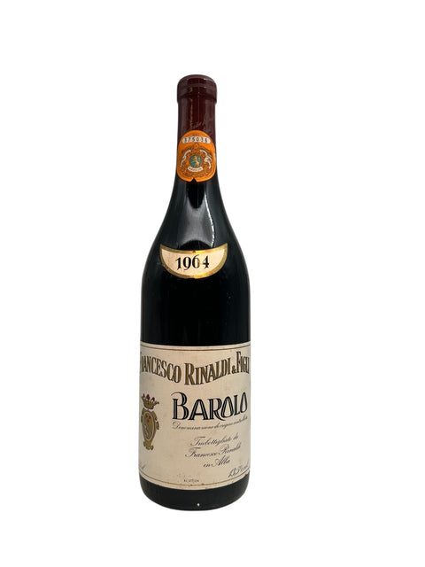 Bouteille de vin rouge Barolo Francesco Rinaldi 1964