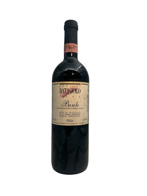 Bouteille de vin rouge Barolo Beni di Batasiolo 1990
