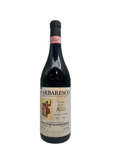 Bouteille de Barbaresco 2007 de Produttori del Barbaresco