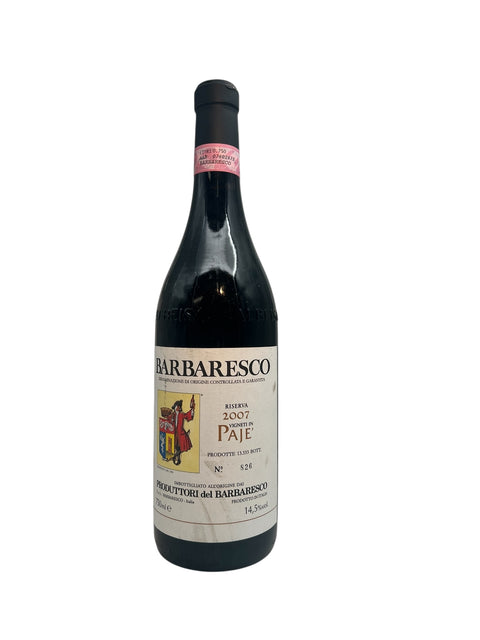 Bouteille de Barbaresco 2007 de Produttori del Barbaresco