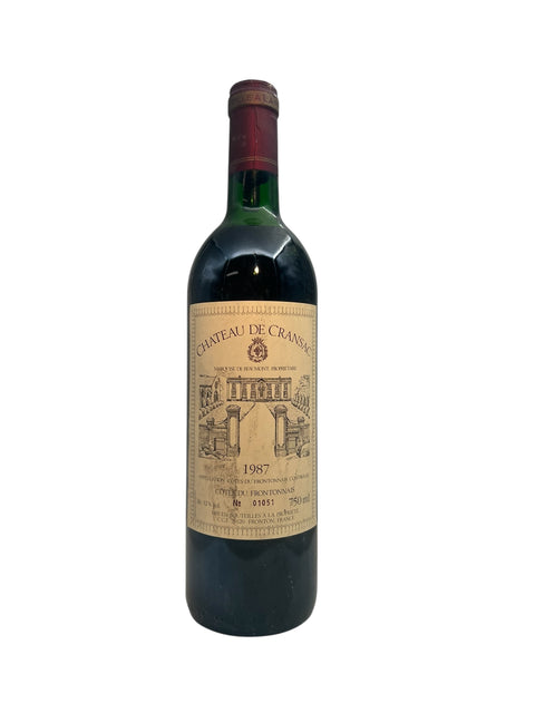 Château de Cransac 1987 vin rouge des Côtes du Frontonnais