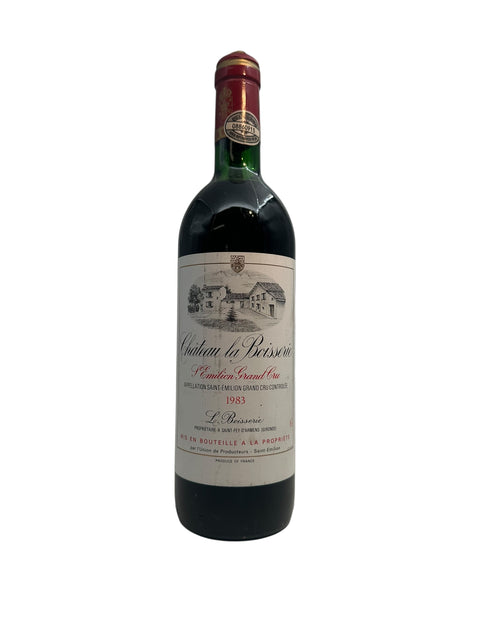 Bouteille de vin rouge Château la Boisserie 1983