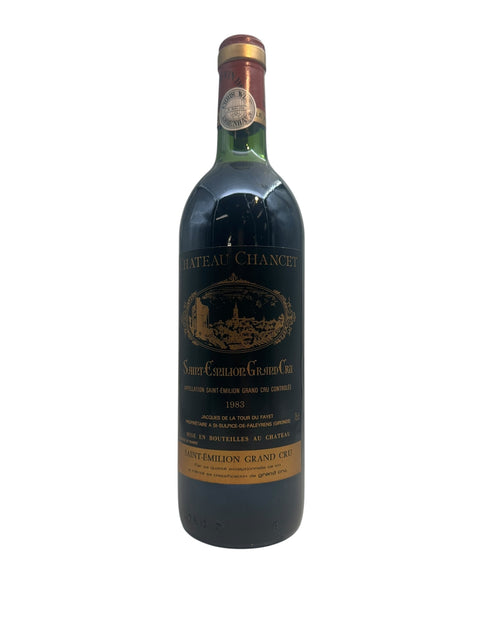 Bouteille de Saint-Émilion Grand Cru Château Chancet 1983
