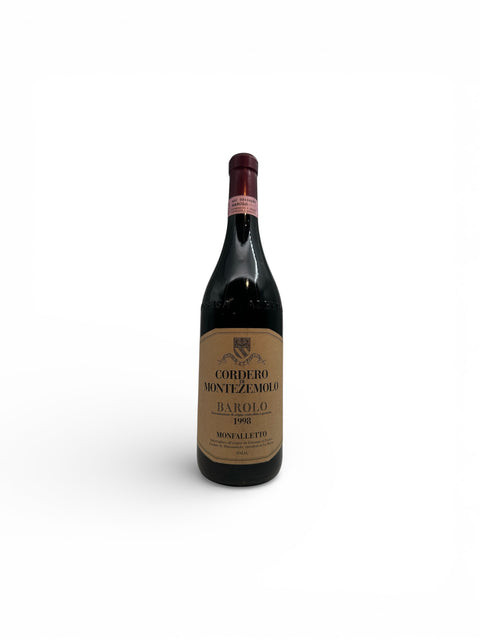 Bouteille de vin rouge Barolo Cordero di Montezemolo 1998