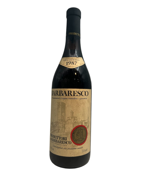 Bouteille de vin rouge Barbaresco Produttori del Barbaresco 1987