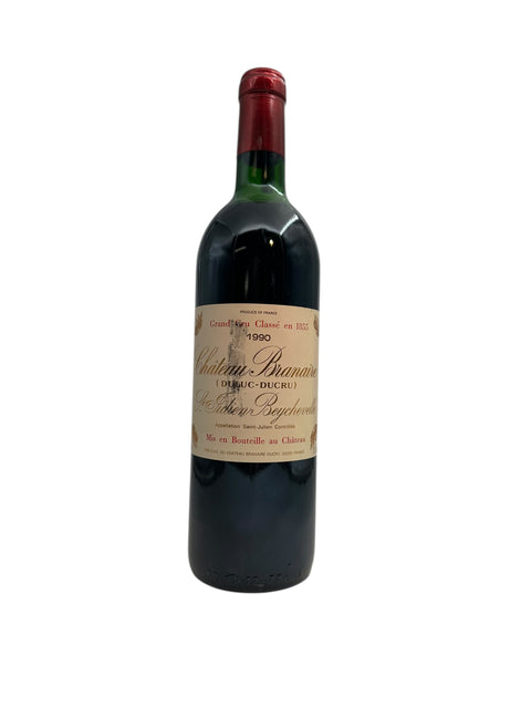 Bouteille de vin rouge Château Branaire Duluc-Ducru 1990