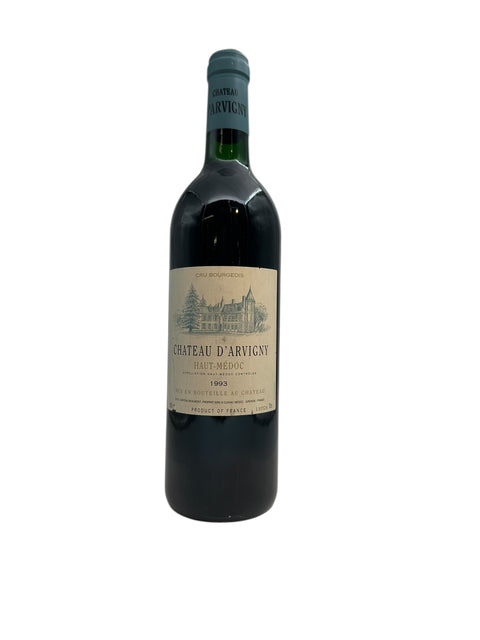 Bouteille du Château d'Arvigny 1993 du Haut-Médoc