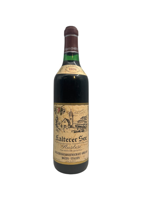 Bouteille de vin rouge Kalterer See de 1976, Kellereigenossenschaft Girlan