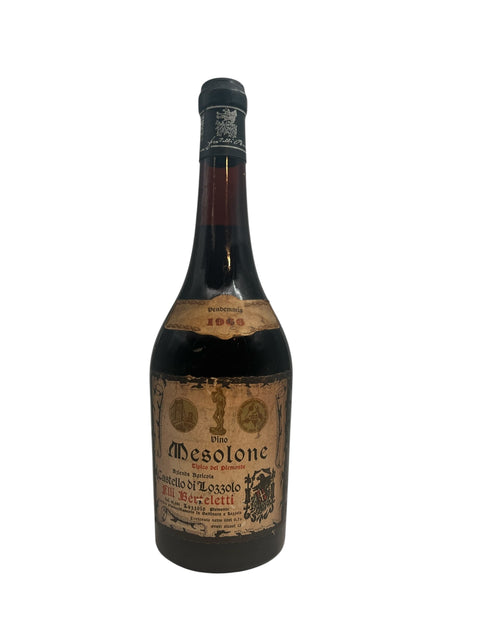 Bouteille de vin rouge Mesolone Castello di Loazzolo 1964