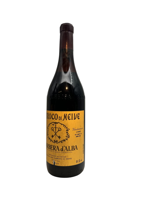 Bouteille de Barbera d'Alba Parroco di Neive 1990