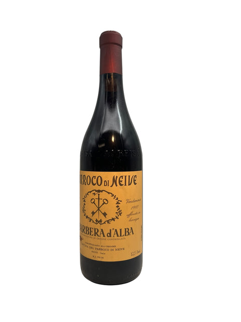 Bouteille de vin Barbera d'Alba de Parroco di Neive millésime 1993