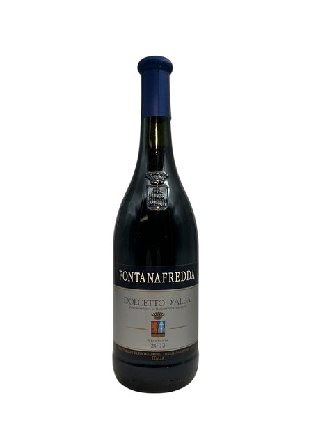Bouteille de vin Dolcetto d'Alba Fontanafredda 2003