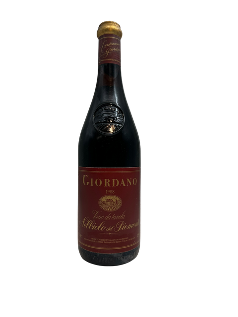 Bouteille de Nebbiolo del Piemonte Giordano 1988