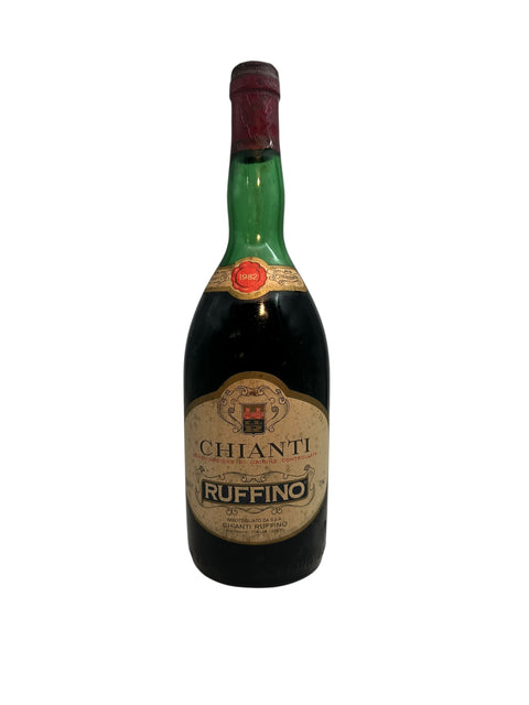 Bouteille de Chianti Ruffino 1982