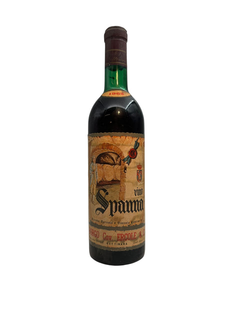 Bouteille de vin rouge Spanna Cantine Borgo 1964