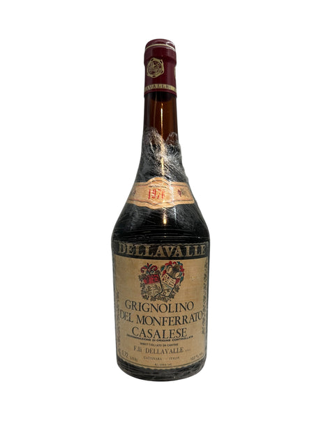 Bouteille de Grignolino del Monferrato Casalese de F.lli Della Valle 1971