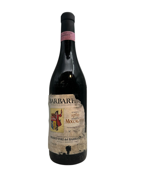 Bouteille de vin rouge Barbaresco de 1990 Produttori del Barbaresco