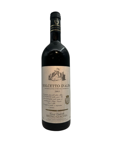 Bouteille de Dolcetto d'Alba Bruno Giacosa 2003