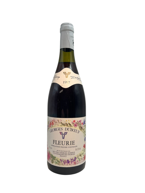 Bouteille de vin rouge Fleurie Georges Duboeuf 1997
