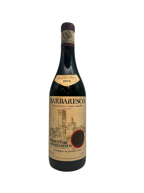 Bouteille de vin Barbaresco des Produttori del Barbaresco millésime 1976