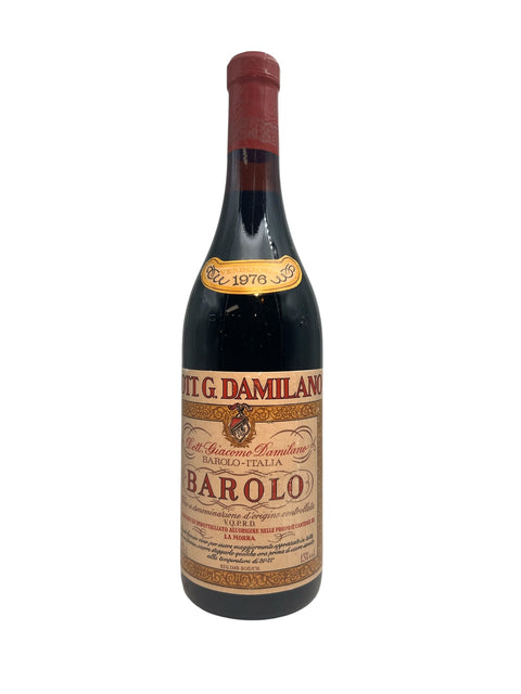 Bouteille de vin rouge Barolo Damilano de 1976