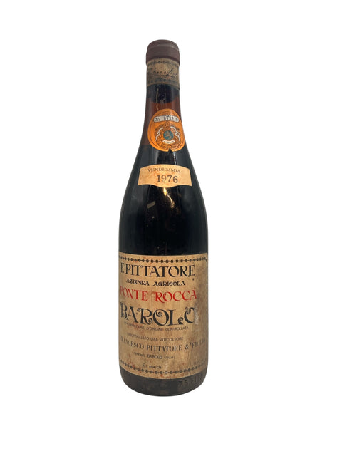 Bouteille de vin rouge Barolo Francesco Pittatore 1976
