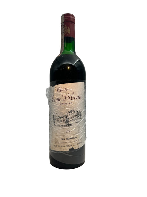 Bouteille de vin rouge Château Tour Pibran 1995 de Pauillac
