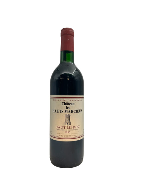 Bouteille de vin rouge Château les Hauts Marcieux 1986