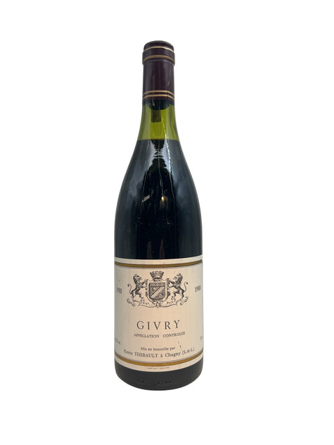 Bouteille de Givry 1988 de Pierre Thibault