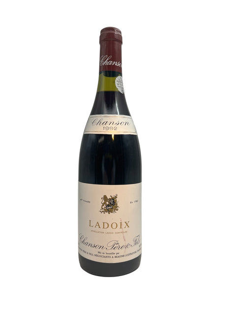 Bouteille de vin rouge Ladoix Chanson de 1992