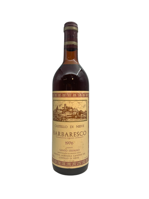 Bouteille Barbaresco Castello di Neive 1976