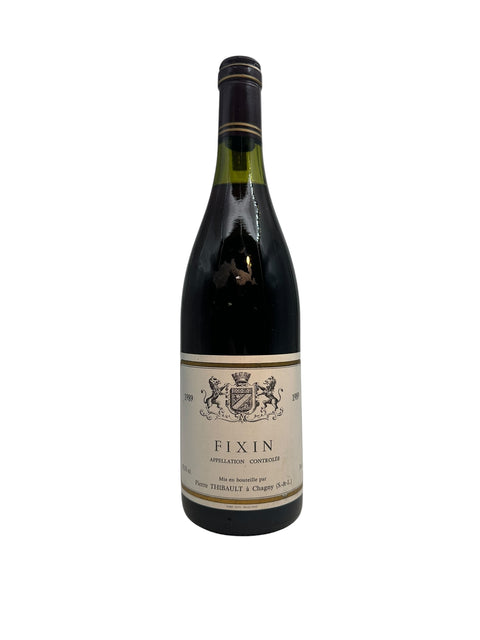 Vin rouge Fixin Pierre Thibault de 1999 bouteille