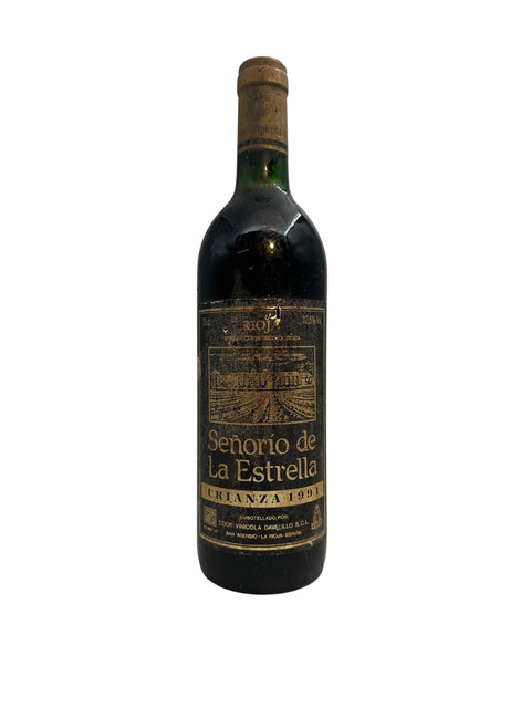 Bouteille de vin rouge Señorio de La Estrella Crianza 1991