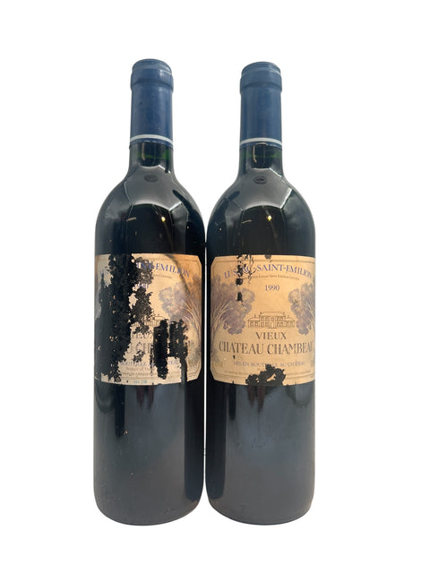 Vin rouge Saint-Emilion Vieux Château 1990
