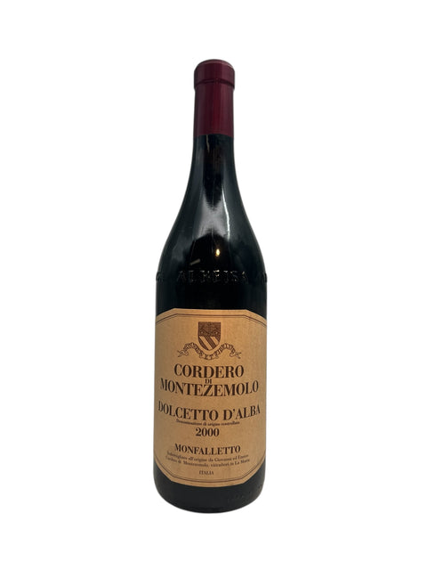Bouteille de Dolcetto d'Alba Cordero di Montezemolo de 2000